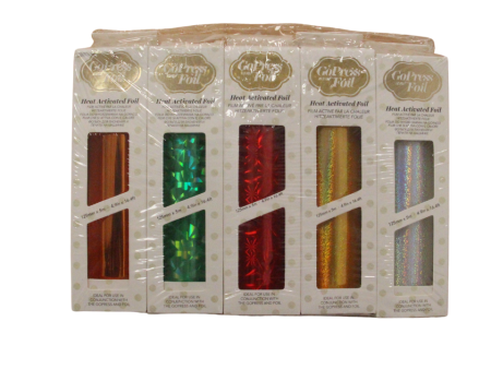 Traditional Christmas 5 Pack of Heat Activated Foils Online Sale