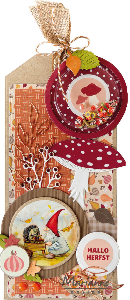 Marianne Design A4 Cutting Sheet - Hetty s Mini s - Gnomes For Cheap