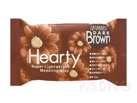 Hearty Soft Clay - Dark Brown 50g Online now