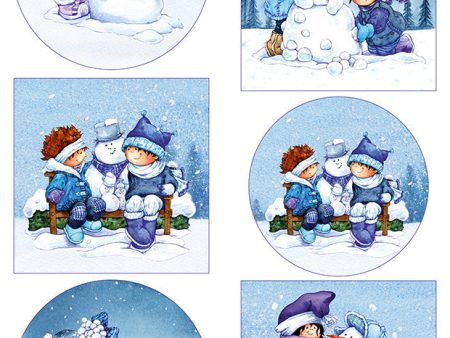 Marianne Design A4 Cutting Sheet - Hetty s Snoesjes - Winter For Sale