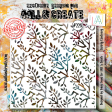 AALL and Create - 6 x6  Stencil - Swirly Contrary Supply