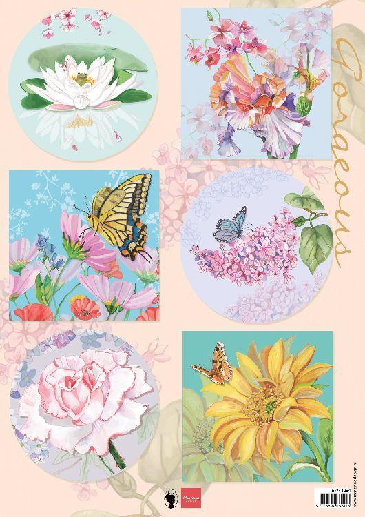 Gorgeous Flowers cutting sheet Supply