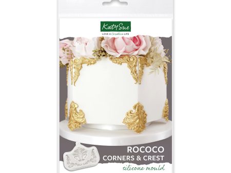 Rococo Corners & Crest Silicone Mould Online now