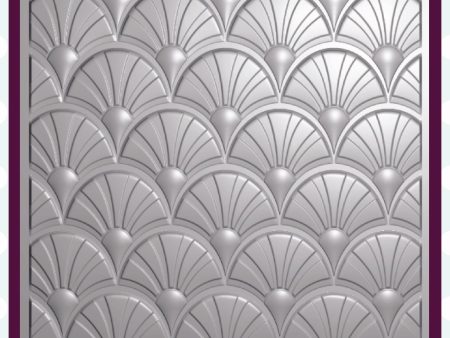 Creative Expressions Art Deco Arches 5 in x 7 in 3D Embossing Folder Online Sale