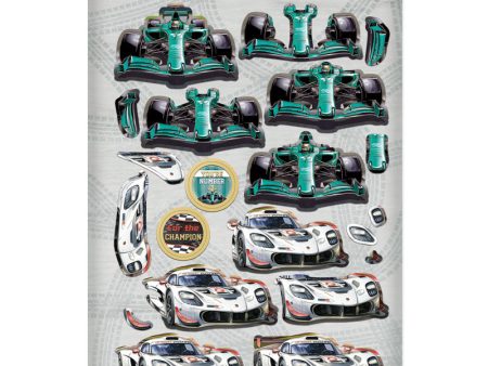 Start Your Engines Decoupage Topper Sheet Discount