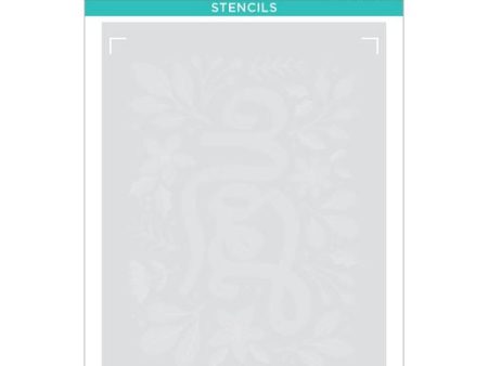 Layered Noel Foliage Stencils from the Layered Christmas Stencils Collection Hot on Sale