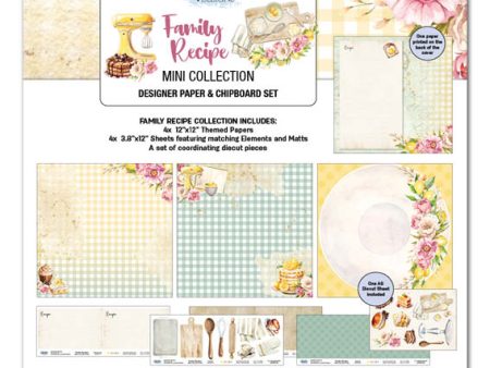 3Quarter Designs Family Recipe 12x12 Scrapbook Mini Collection Hot on Sale