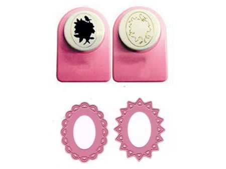 JUMBO  CAMEO PUNCH & DIE SET -  Vintage Flower Online