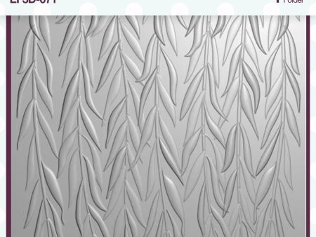 Creative Expressions Weeping Willow 5 in x 7 in 3D Embossing Folder Cheap