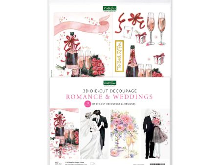 Die Cut Decoupage - Romance and Weddings (Pack Of 12) For Sale