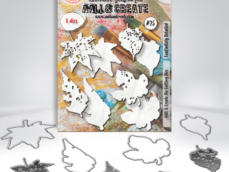 AALL and Create  A6 Die Cutting Die Set - 25 - Leafinitely Detailed Online now