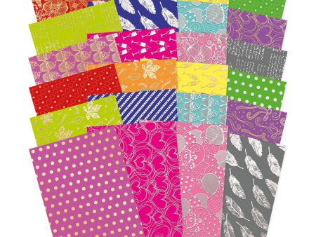 Bold & Bright Stickables A5 Self-Adhesive Foiled Papers Fashion