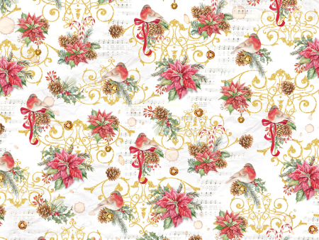 Ciao Bella Vellum Dear Santa Paper Patterns A4 6 Pkg on Sale