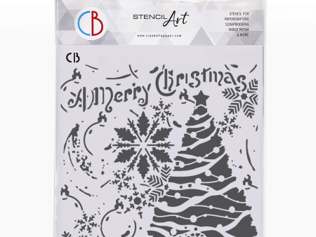 Ciao Bella Texture Stencil 8 x8  Magic Holidays Online Sale