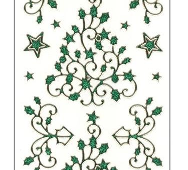 Deco Stickers - Holly Tree Corner Flourish Supply