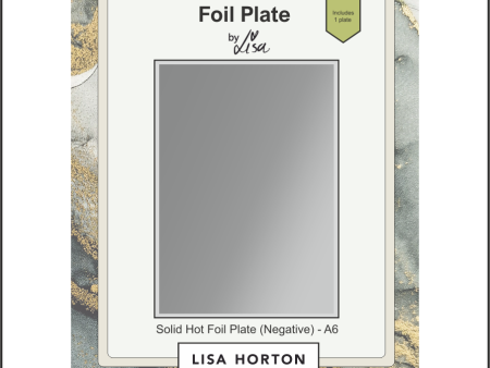 Lisa Horton Crafts Blank Negative Hot Foil Plate A6 For Discount