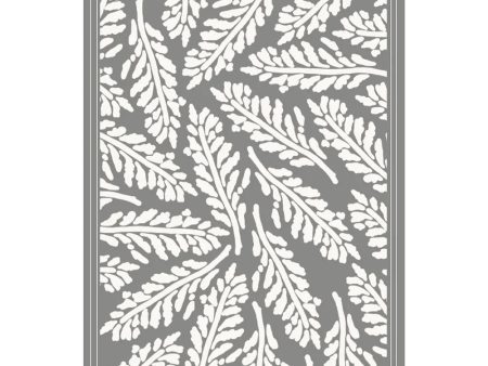 Couture Creations - Earthy Delights Fern Leaves Stencil Online now