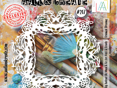 AALL and Create #217 - 6 x6  Stencil - Framed Dreams Supply