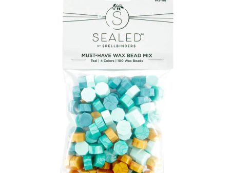 Must-Have Wax Bead Mix Teal Cheap