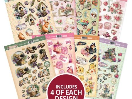 Amongst The Flowers Decoupage Topper Collection For Discount