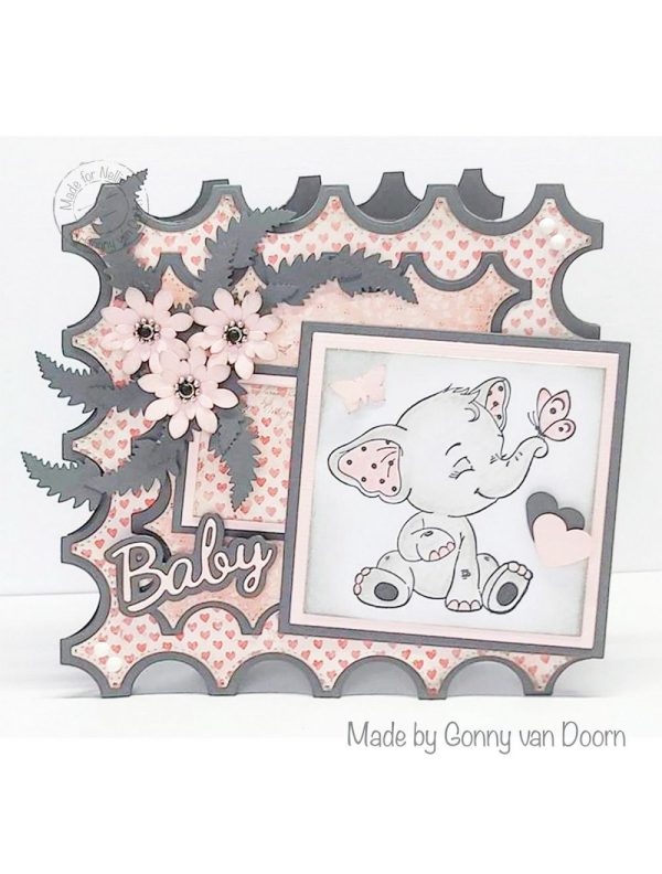 Nellie s Cuties Clear Stamp Elephant Sale