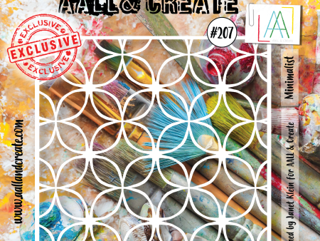 AALL and Create  6 x6  Stencil - 207 - Minimalist Online