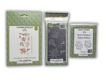 Lisa Horton Christmas Floral Builder Bundle For Sale