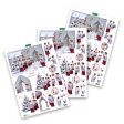 Die Cut Decoupage – Choirboy Snowscene (Pack Of 3) on Sale