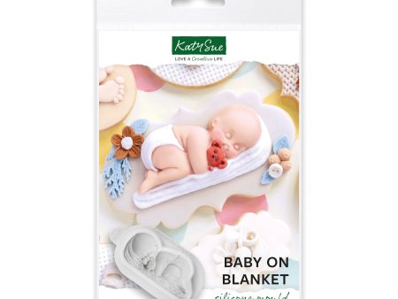 Baby on Blanket Silicone Mould Online Sale