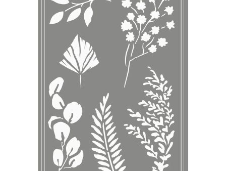 Couture Creations - Earthy Delights Mixed Leaves Stencil 2 Supply