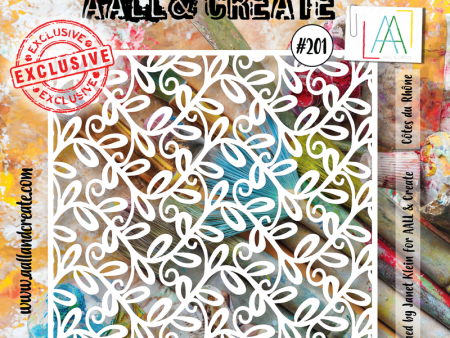 AALL and Create #201 - 6 x6  Stencil - Côtes du Rhône Discount