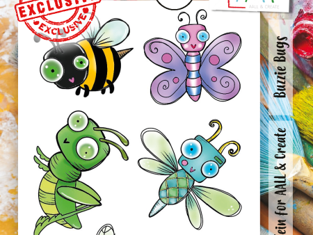 AALL and Create  A7 Stamp Set - 1039 - Buzzie Bugs on Sale