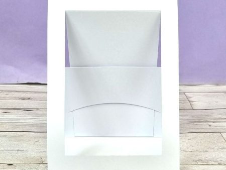 Luxury Shaped Card Blanks & Envelopes - Easel Aperture Card Sale