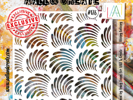 AALL and Create 6 x6  Stencil - #176 - Bloopy Galoopy Online Sale