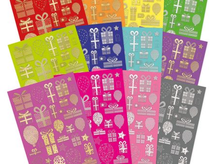 Bold & Bright Stickables Foiled & Die-Cut Birthday Elements For Cheap