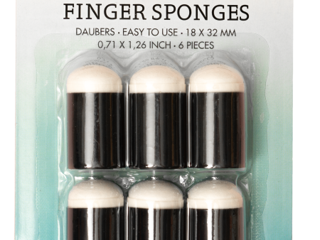 SL Finger Sponges Daubers Essentials Tools 32x18x18mm 6 PC nr.06 Online Hot Sale