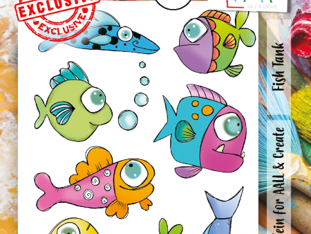 AALL and Create  A6 Stamp Set - 1038 - Fish Tank on Sale