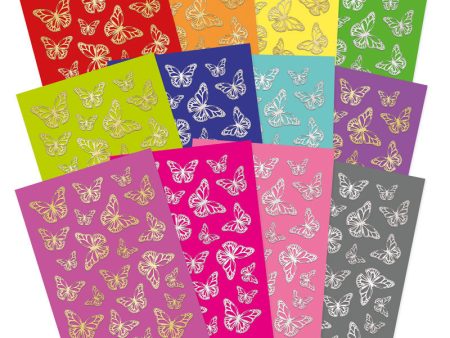 Bold & Bright Stickables Foiled & Die-Cut Butterflies Elements Online