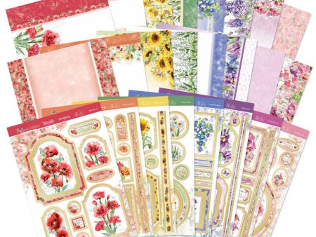 A Rainbow Of Flowers Luxury Topper Collection on Sale