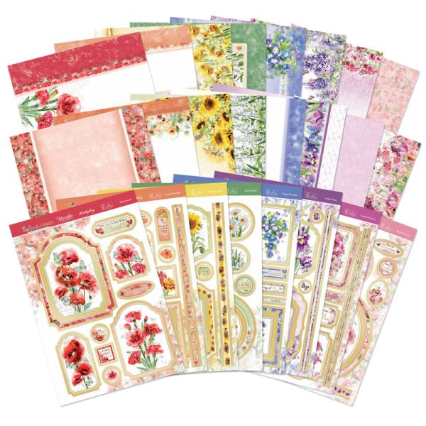 A Rainbow Of Flowers Luxury Topper Collection on Sale