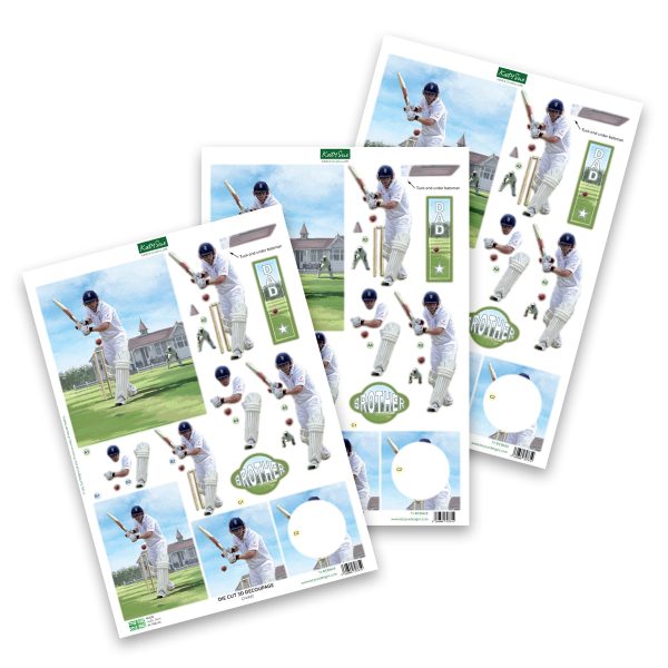 Die Cut Decoupage – Cricket (Pack Of 3) Hot on Sale