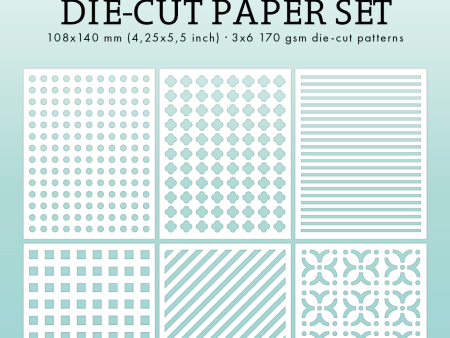 SL Paper Set Die-Cut Paper Sheets Essentials 108x140x6mm 18 PC nr.36 on Sale