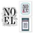 Festive Noel Press Plate from the BetterPress Christmas Collection on Sale