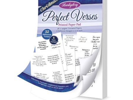 Christmas Perfect Verses Printed Paper Pad Sale