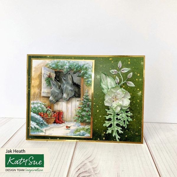 Die Cut Decoupage – Christmas Donkeys (Pack Of 3) Sale